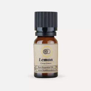 Bottle and Mix Lemon Essential Oil