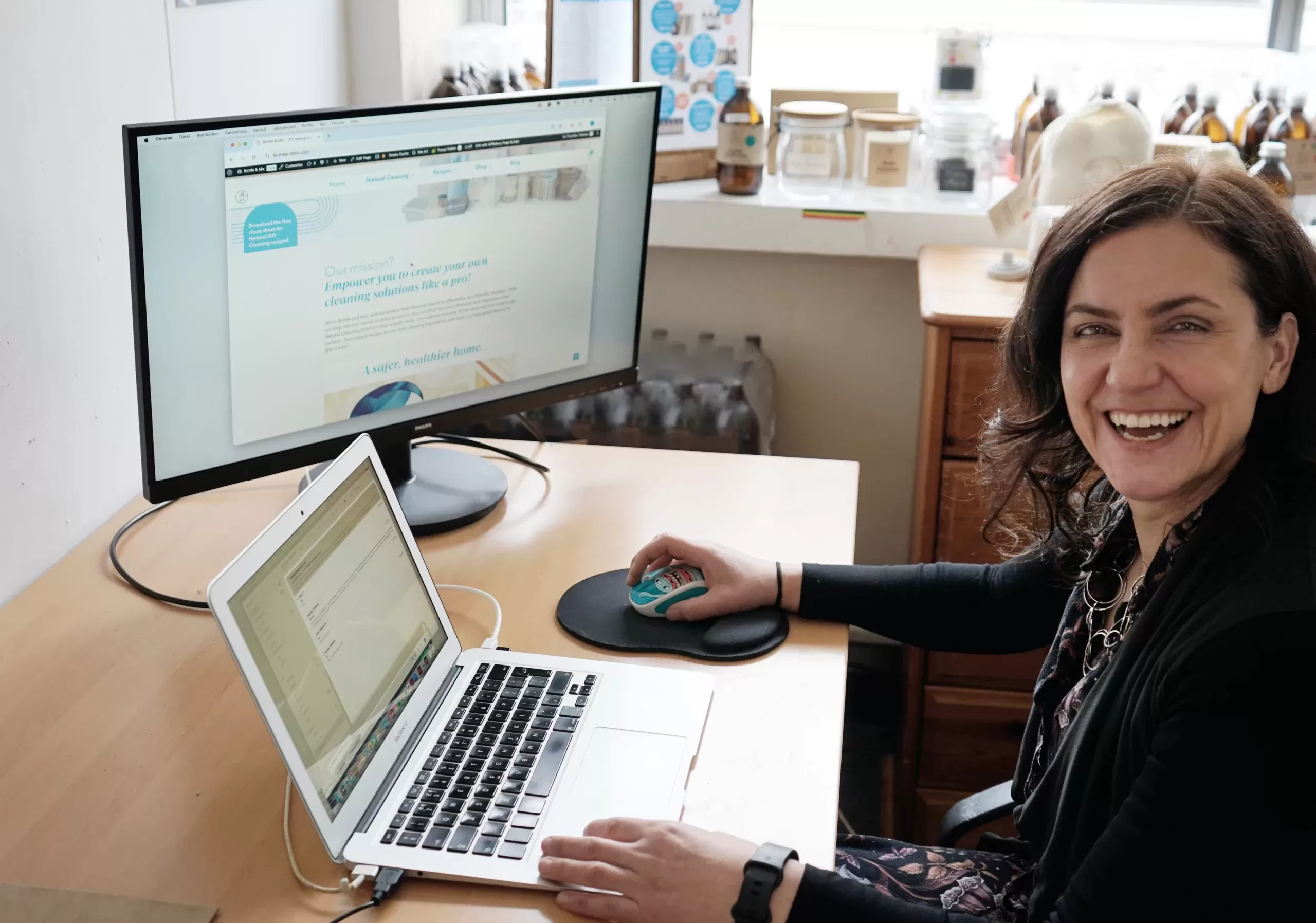 Picture of Francika Tidlacka owner of Bottle and Mix